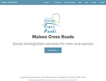 Tablet Screenshot of maisoncrossroads.qc.ca